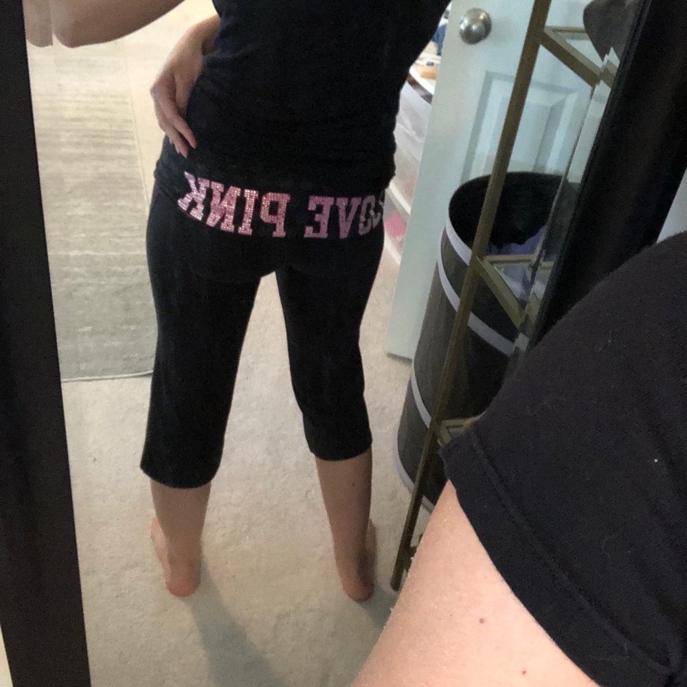 Capri PINK LOVE Pink pants